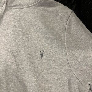 Men’s All Saints Gray Hoodie, Large. Used but very good condition